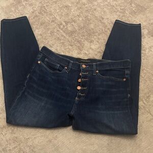 Banana Republic High Rise Dark Indigo Jeans